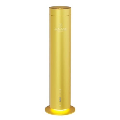 Aroma-Smart-Tower-Gold-front-yellow-light.jpg