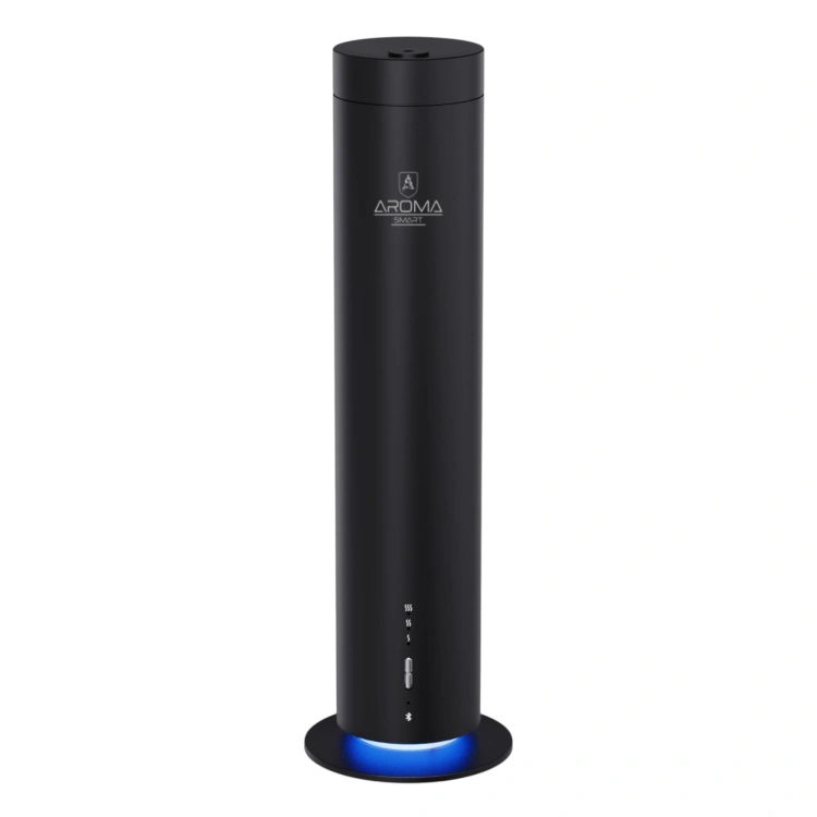 Aroma-Smart-Tower-Black-front-blue-light.jpg