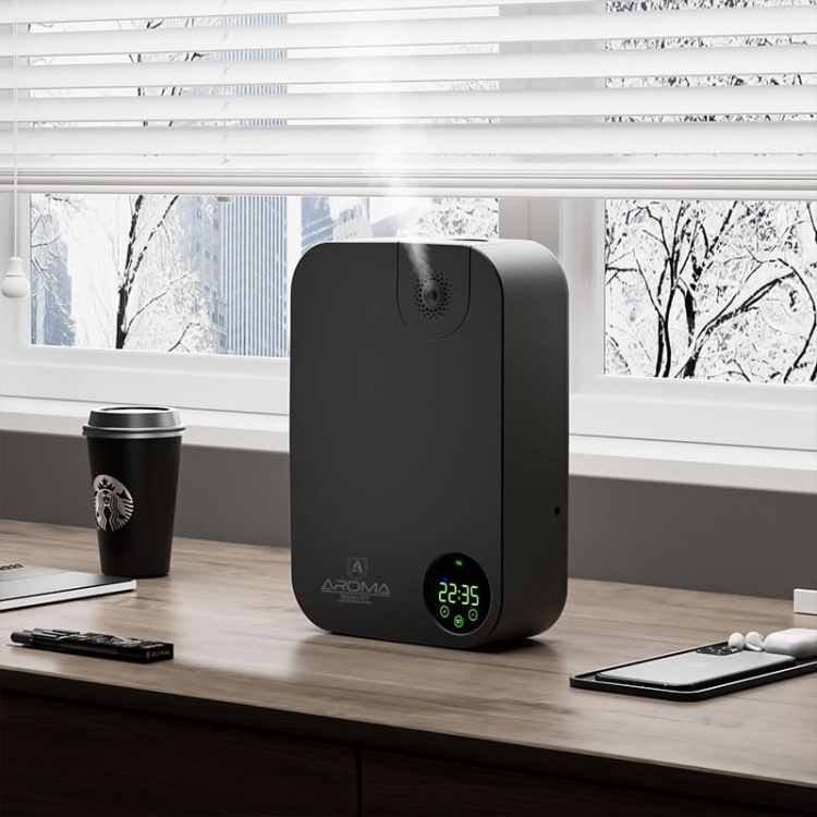 Dyfuzor zapachowy Aroma Smart Big Eye Black – nowoczesny design i nano-atomizacja