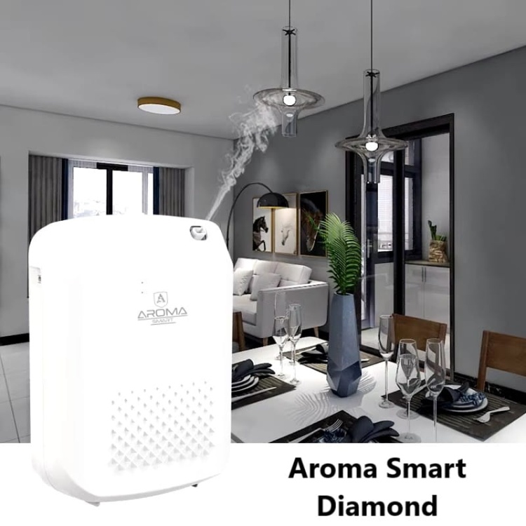Aroma Smart Diamond White – elegancki dyfuzor zapachowy do dużych powierzchni