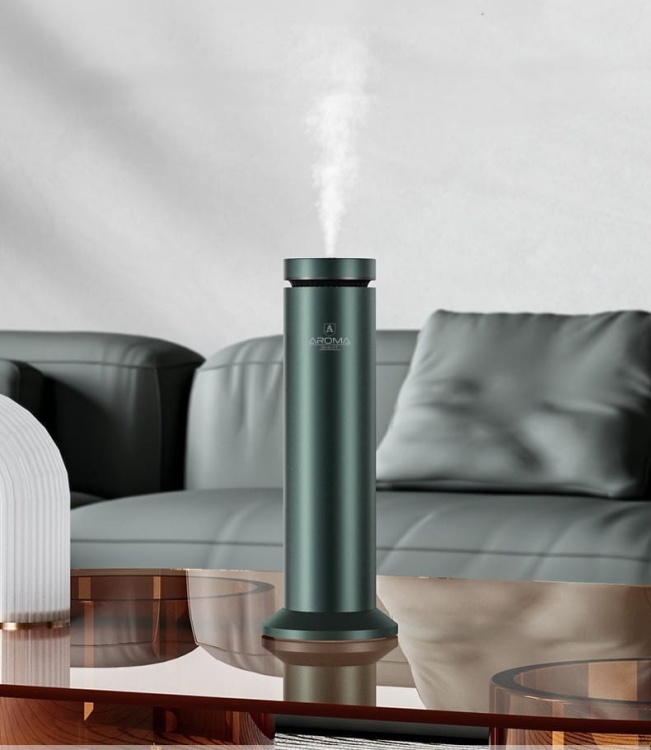 Aroma Smart Tube Green Dyfuzor Do Dużych Powierzchni Widok w Salonie