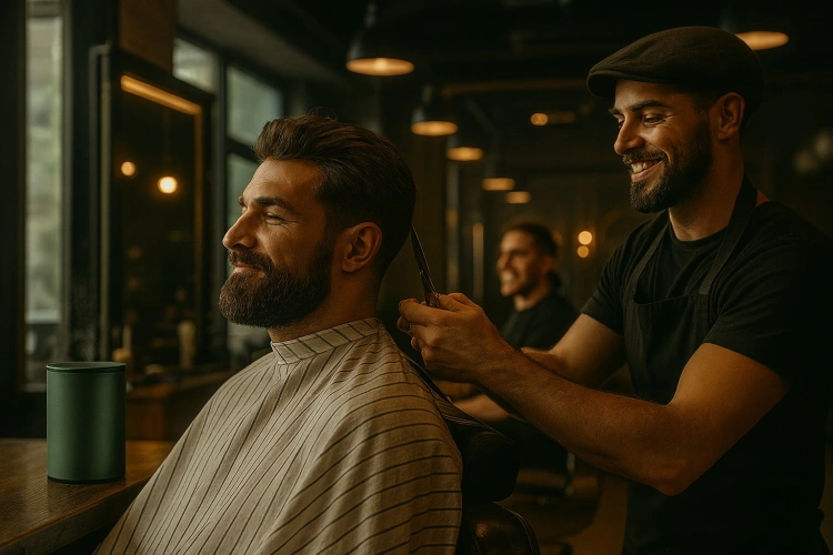 olejek zapachowy aroma smart boxer w barbershopie